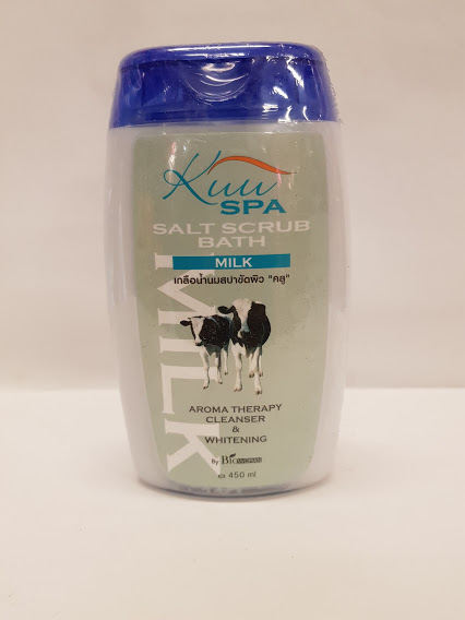 Kuu Spa Salt Scrub Bath Milk Aroma Therapy cleanser & Whitening