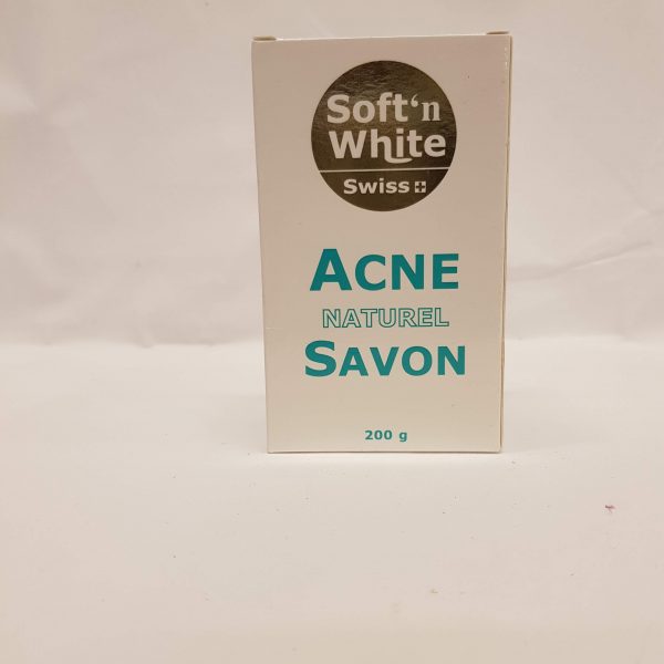 Soft n White Acne soap has been developed especially to treat impure skin and acne skin by using natural minerals of the dead sea. The soap drys acne ... It removes dirt and impurities thereby reduces the chances of further breakouts. Our acne treatment soap is developed especially to treat impure and acneic skin by using natural minerals and mud carefully extracted from the Dead Sea. The glycerine acts to dry your acne blemishes, while your skin is deeply nourished with Dead Sea minerals and finally soothed with gentle Aloe Vera. It also effectively removes dirt and impurities, thereby reducing the chances of further outbreaks. Contains natural oils that moisturise the skin without leaving it oily.