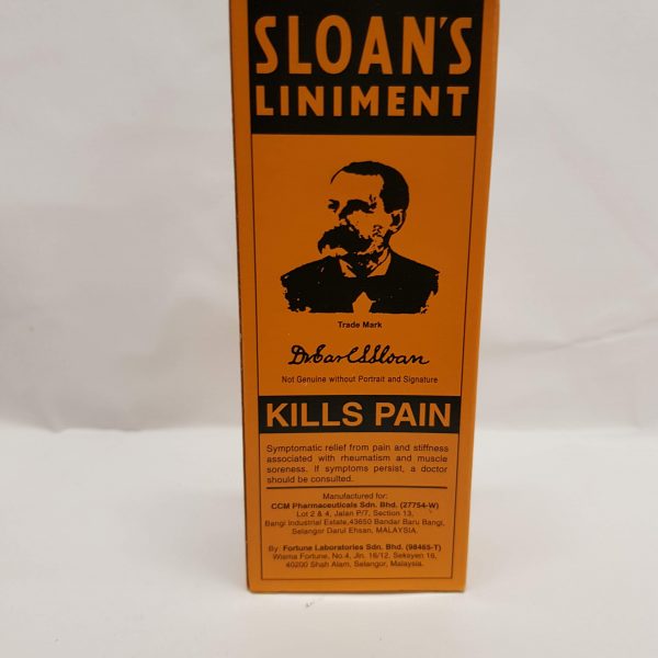 Sloan's Liniment Kills Pain