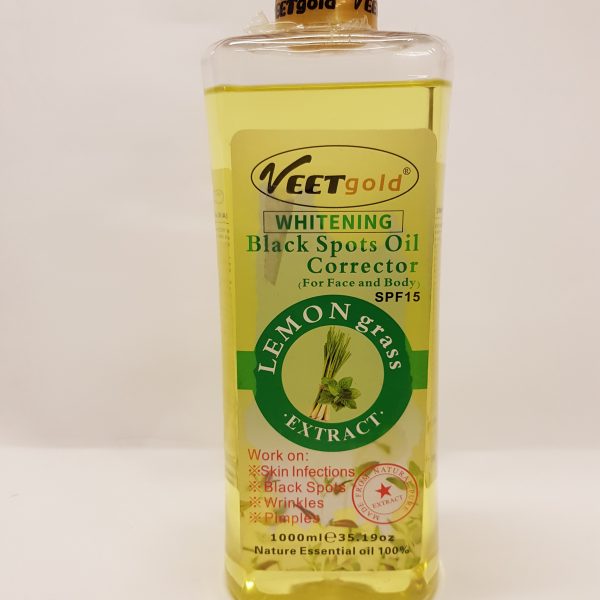 Veetgold Black Spots Oil Corrector Face n Body Lemongrass Extract